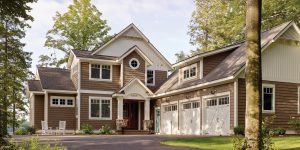 Rustic House with 3 car garage