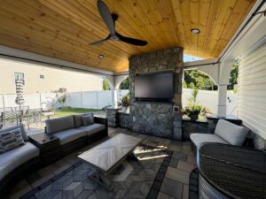 Covered living space