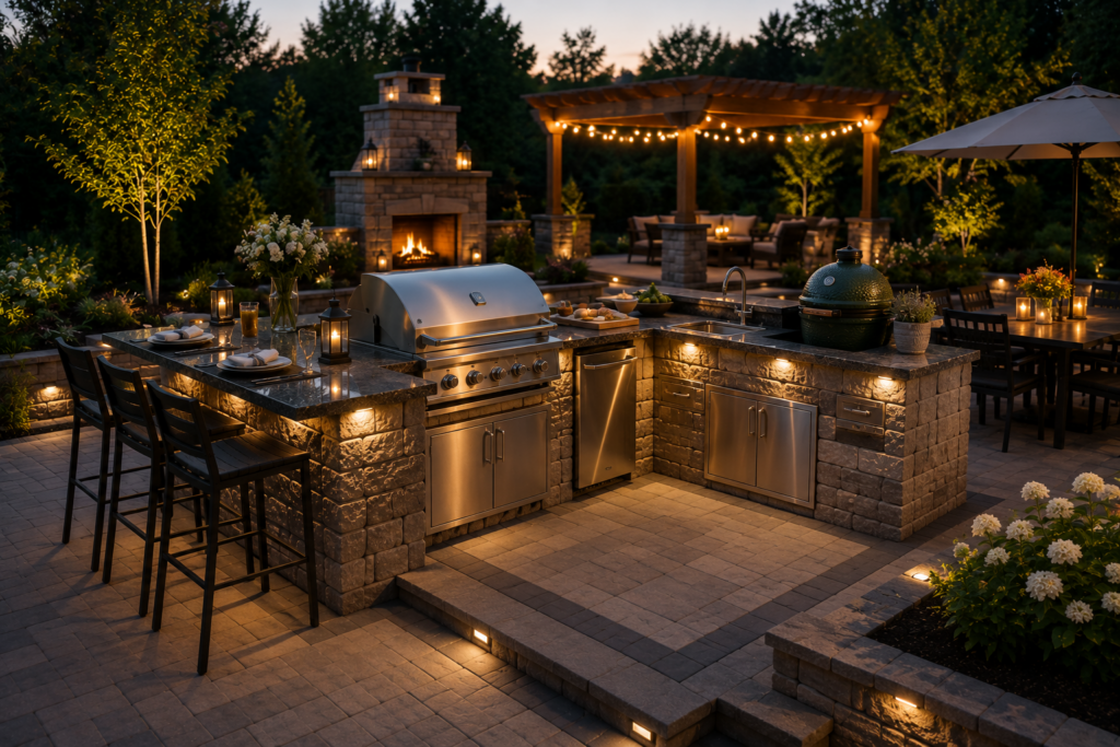outdoor kitchen bucks county